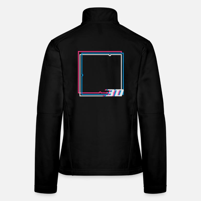 3D Rahmen Frauen Softshelljacke