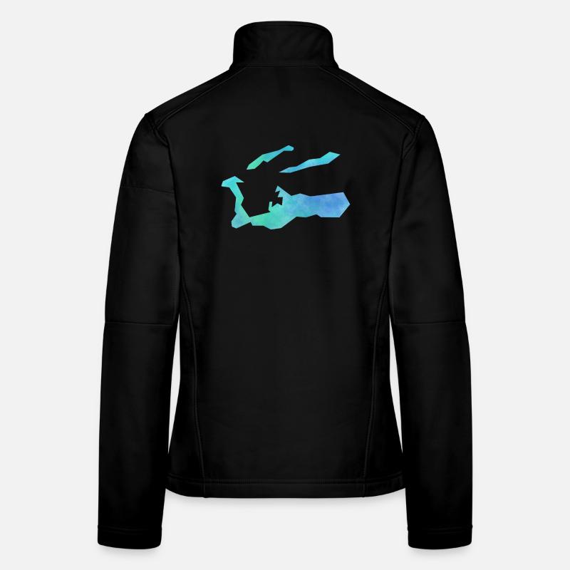 Kaiman Inseln Frauen Softshelljacke