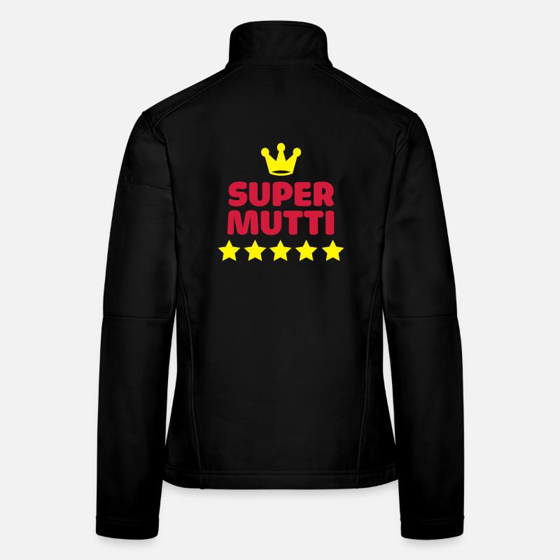 supermutti super mutti mama muttertag Frauen Softshelljacke