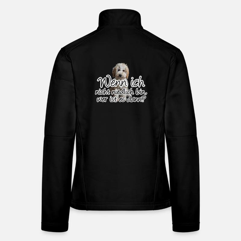 Niedlicher Hund - Tiere, Fun, Sprüche, Geschenk Frauen Softshelljacke
