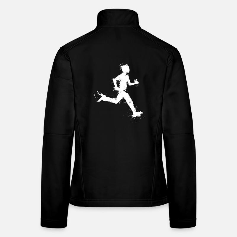 Running man - running man - marathon Women's Softshell Jacket