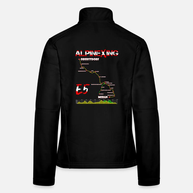 E5 Oberstdorf Meran Frauen Softshelljacke