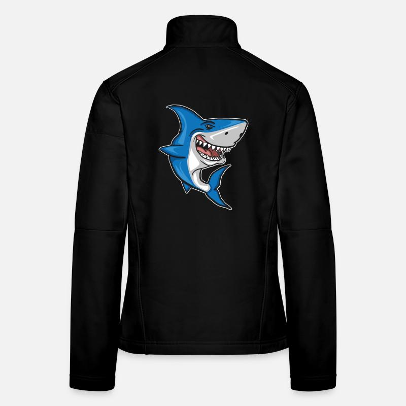 Requin - Poisson Veste en tissu softshell Femme