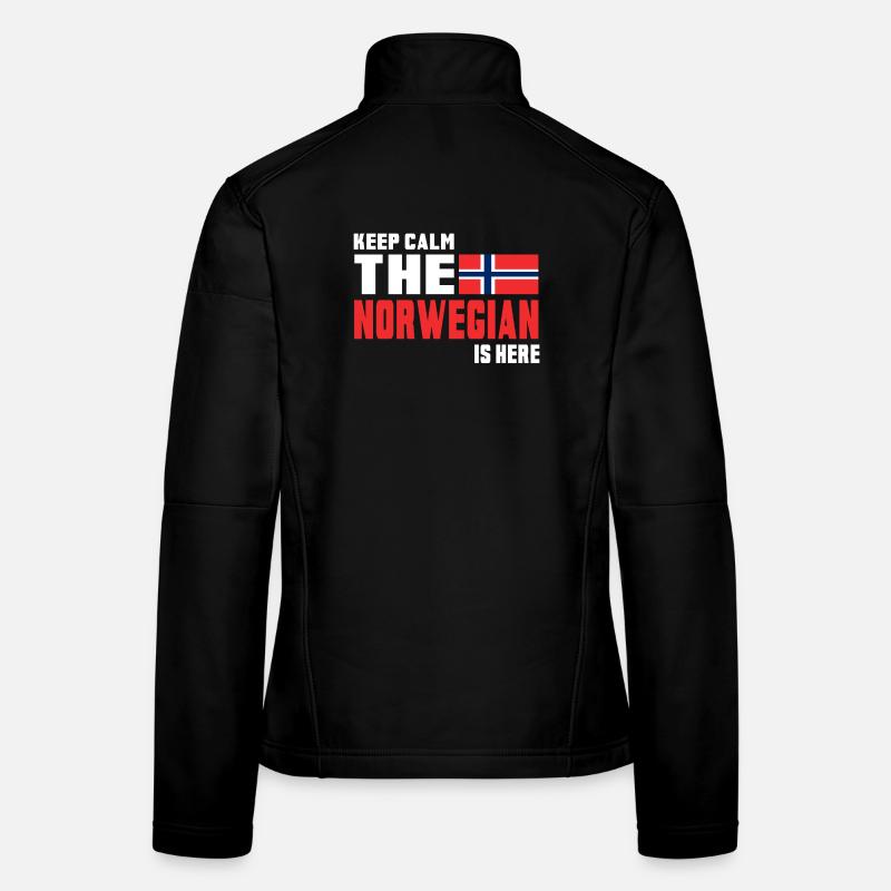 Keep Calm The Norwegian / Norway / Gift Women's Softshell Jacket