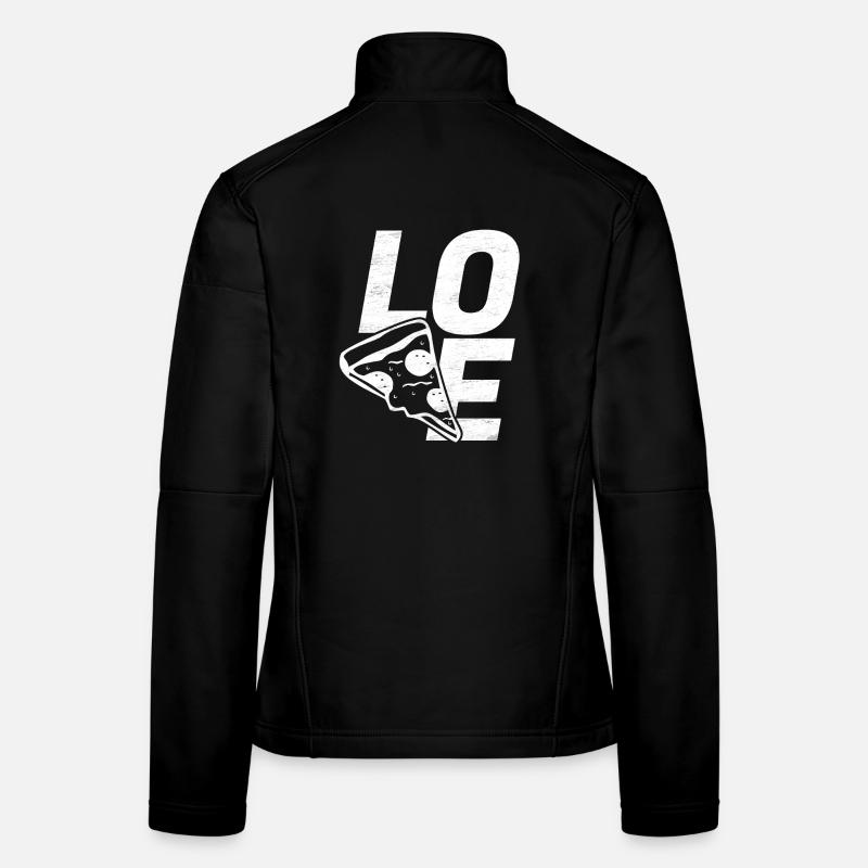 Love Pizza Frauen Softshelljacke