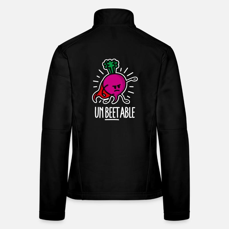 Beetroot betterave / imbattable sur dark Veste en tissu softshell Femme