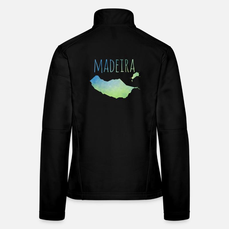 Madeira - Frauen Softshelljacke - Schwarz