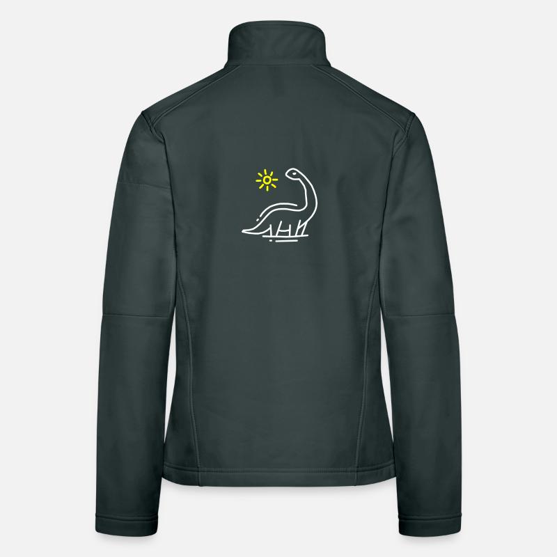 Dinosaurier Frauen Softshelljacke