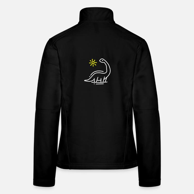 dinosaur - Women's Softshell Jacket - black