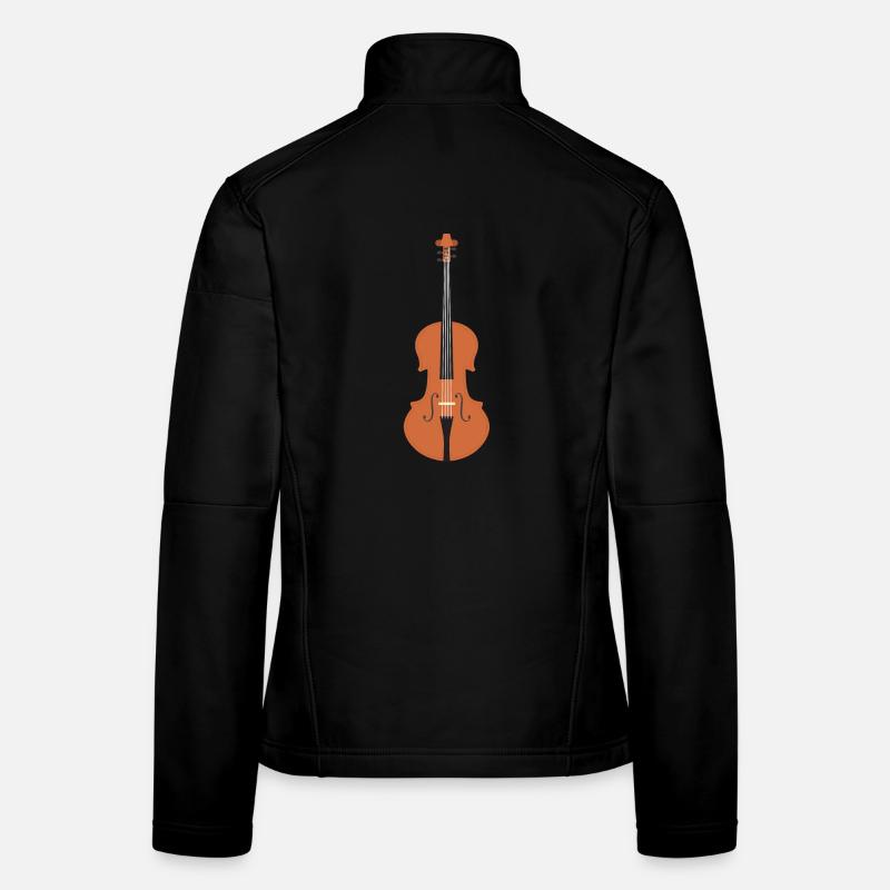 Violin playing musical instrument String instrument Women's Softshell Jacket