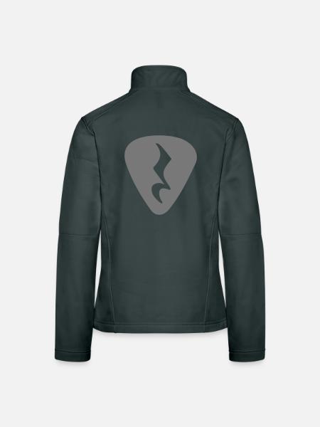 plektrum_pause - Women's Softshell Jacket - black - Back