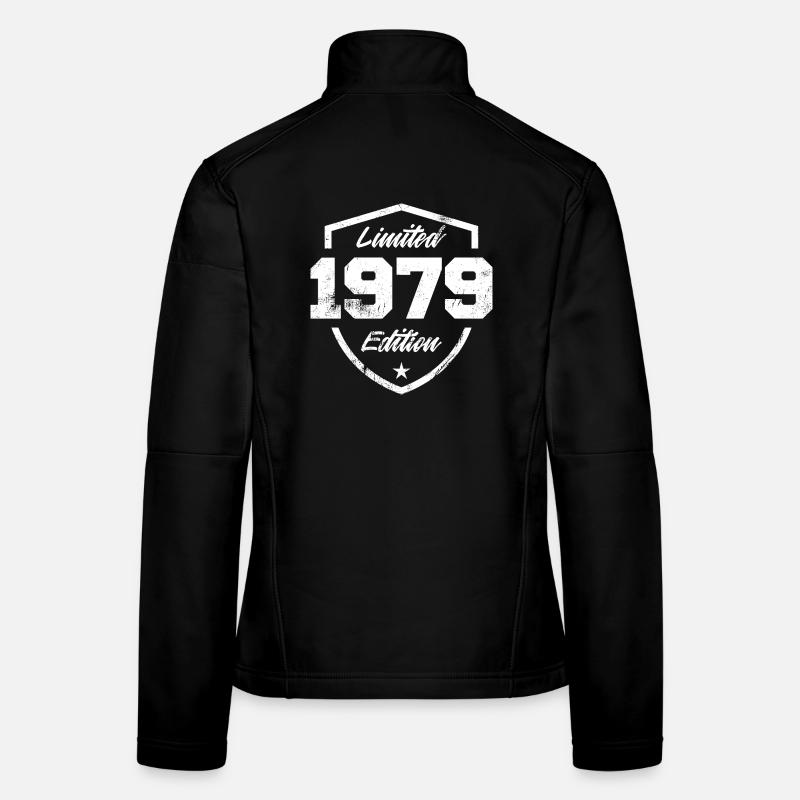 1979 année de naissance battue et rayée Veste en tissu softshell Femme