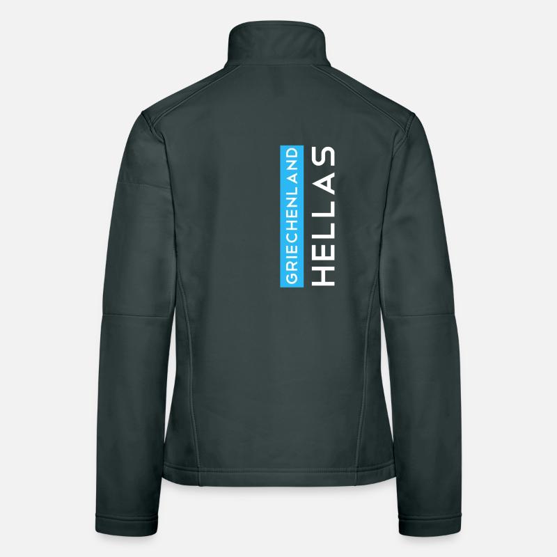 Griechenland Hellas Frauen Softshelljacke