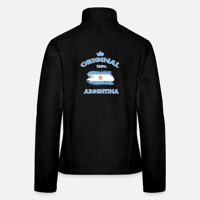 Argentinien Original 100% / Geschenk Südamerika Frauen Softshelljacke