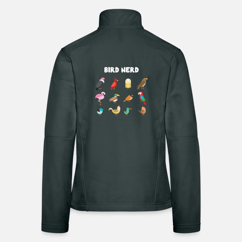 Vogel-Nerd Frauen Softshelljacke