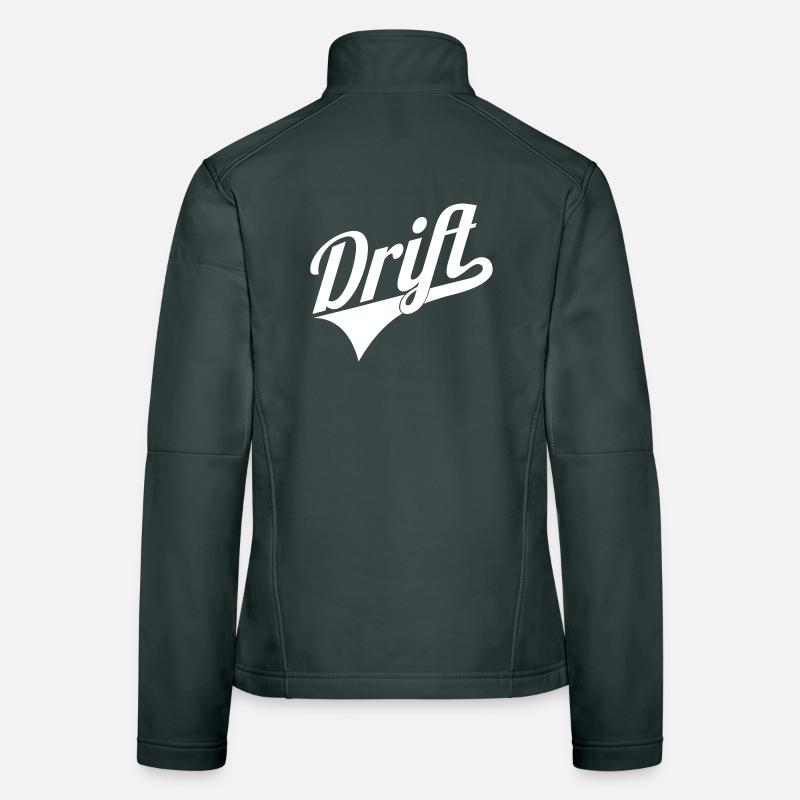 Drift Schriftzug Logo Frauen Softshelljacke