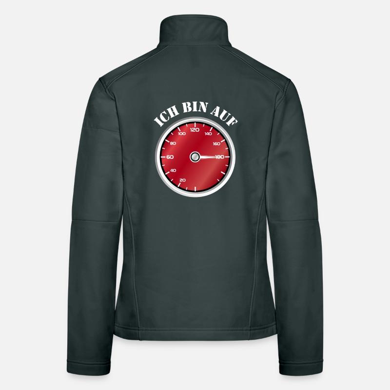 Red speedometer I'm on speed Women's Softshell Jacket