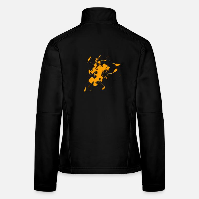 color spot - Women's Softshell Jacket - black