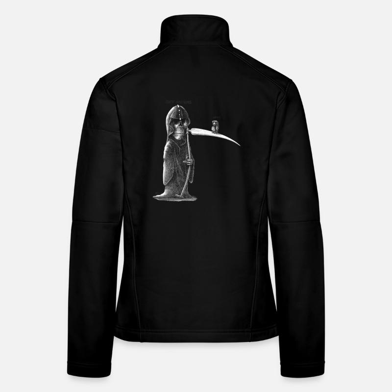 la merde arrive Veste en tissu softshell Femme