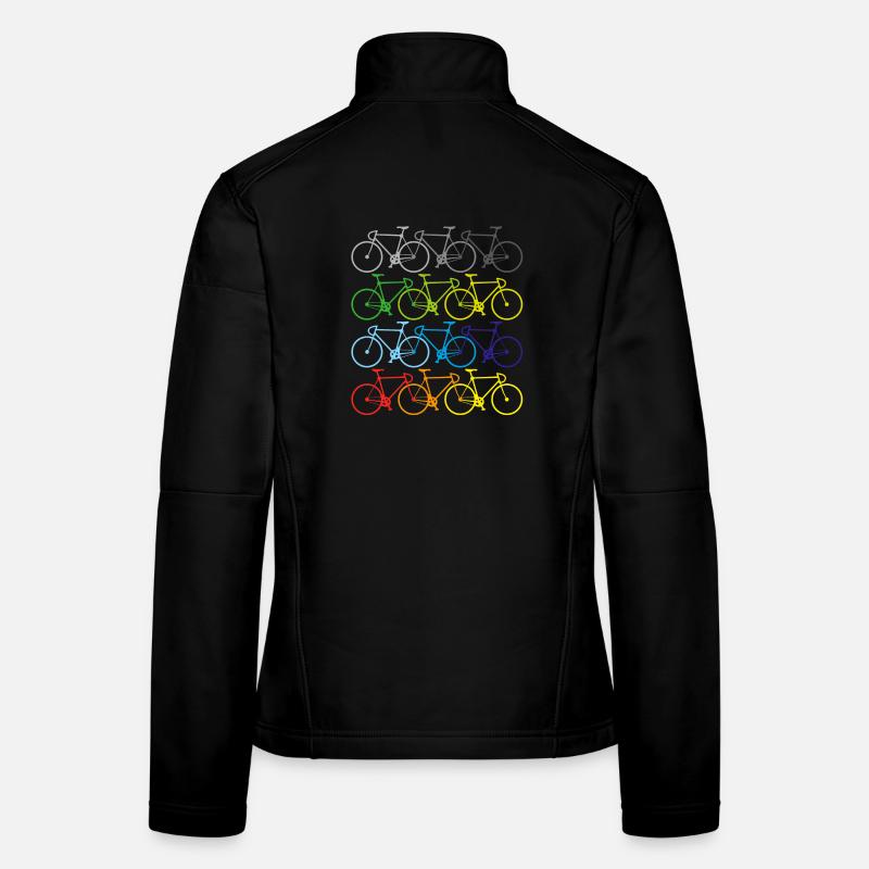 summer sport bike - Women's Softshell Jacket - black