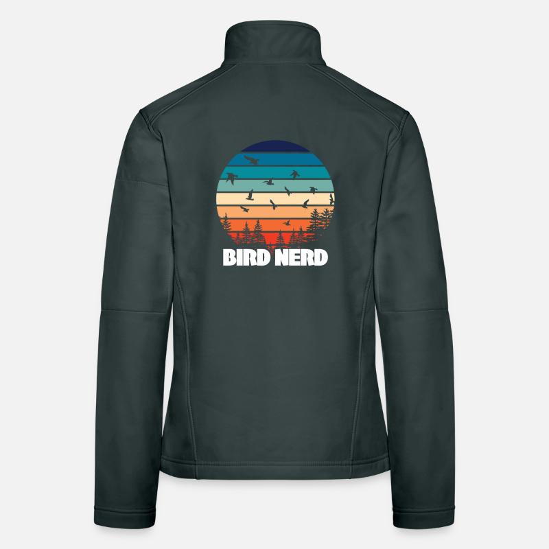 Vogelbeobachtung Vogel Nerd Frauen Softshelljacke