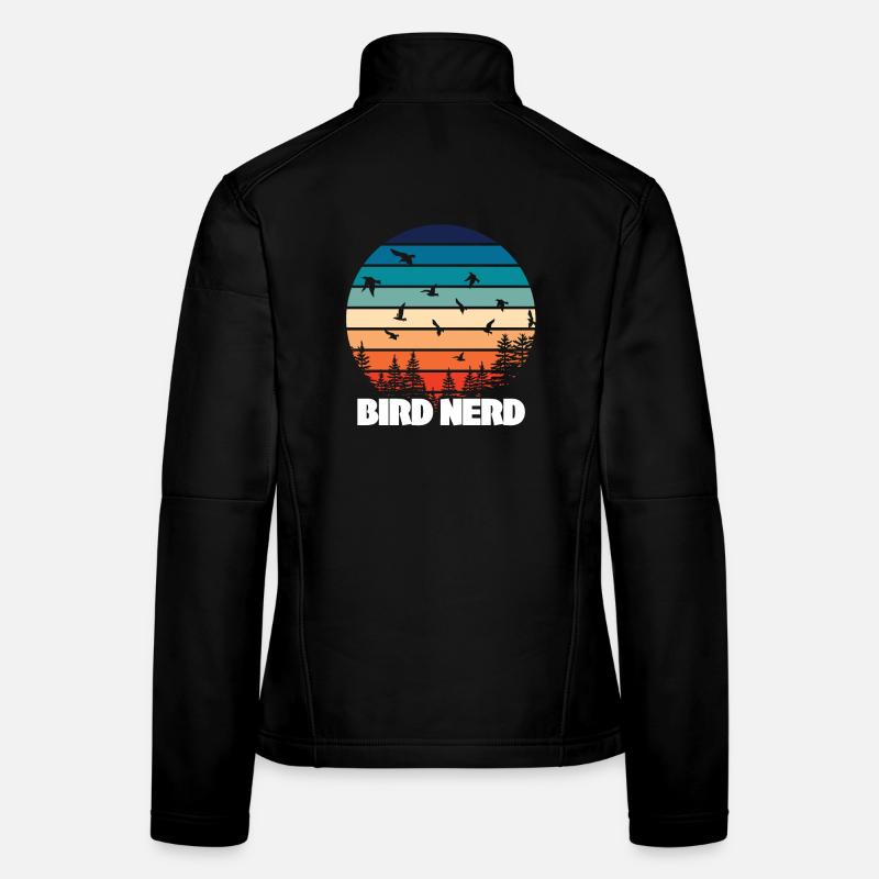 Vogelbeobachtung Vogel Nerd Frauen Softshelljacke