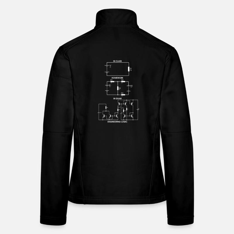Widerstand Elektrotechnik Prüfung Lustig Geschenk Frauen Softshelljacke