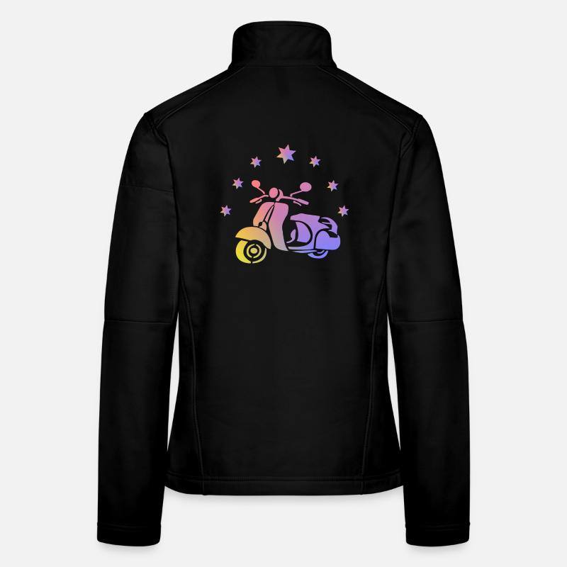 Scooter rétro Veste en tissu softshell Femme