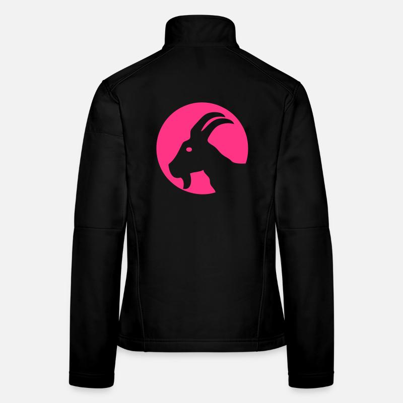 Chèvre - Icône Veste en tissu softshell Femme