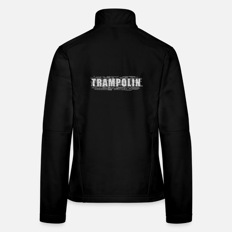 Trampolin - Frauen Softshelljacke - Schwarz