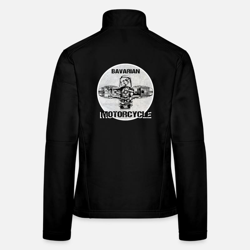 Bavarian Motorcycle Boxermotor Frauen Softshelljacke