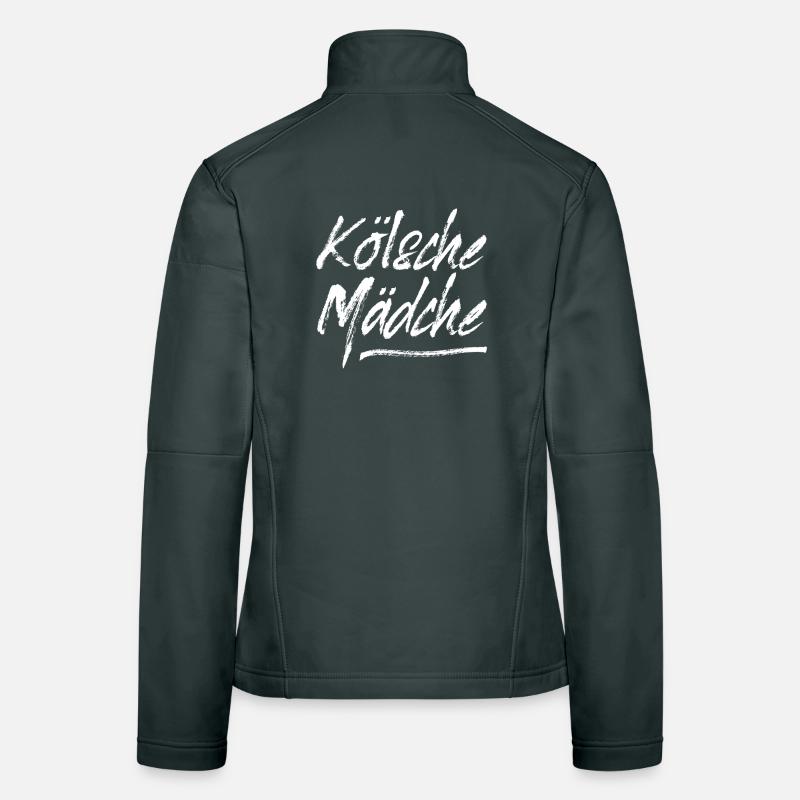 Kölsche Mädche / Carnival in Cologne / Kölsch & Kölle Women's Softshell Jacket
