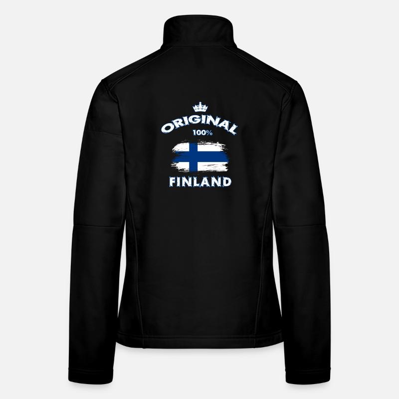 Finlande 100 % original / Helsinki Scandinavie Veste en tissu softshell Femme