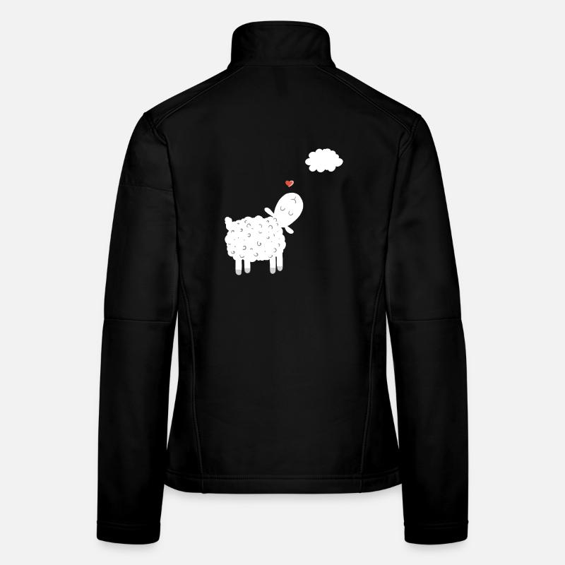 Sheep With Cloud In Love I In Love With Sheep Gift Women's Softshell Jacket