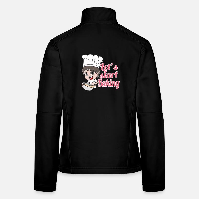 Cuisson des aliments Veste en tissu softshell Femme