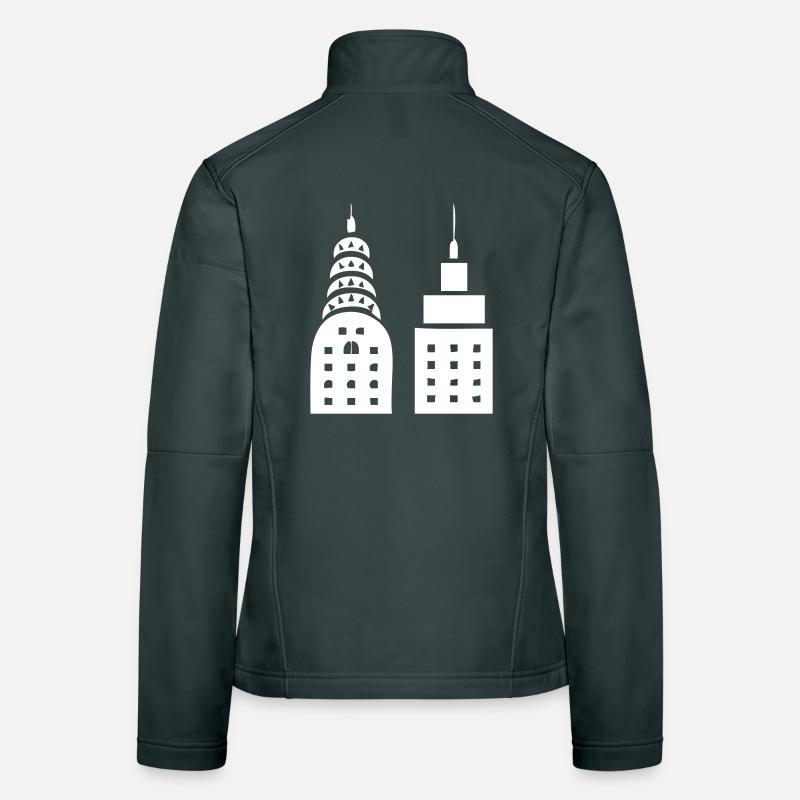 Skyscraper skyscraper skyscrapers Women's Softshell Jacket