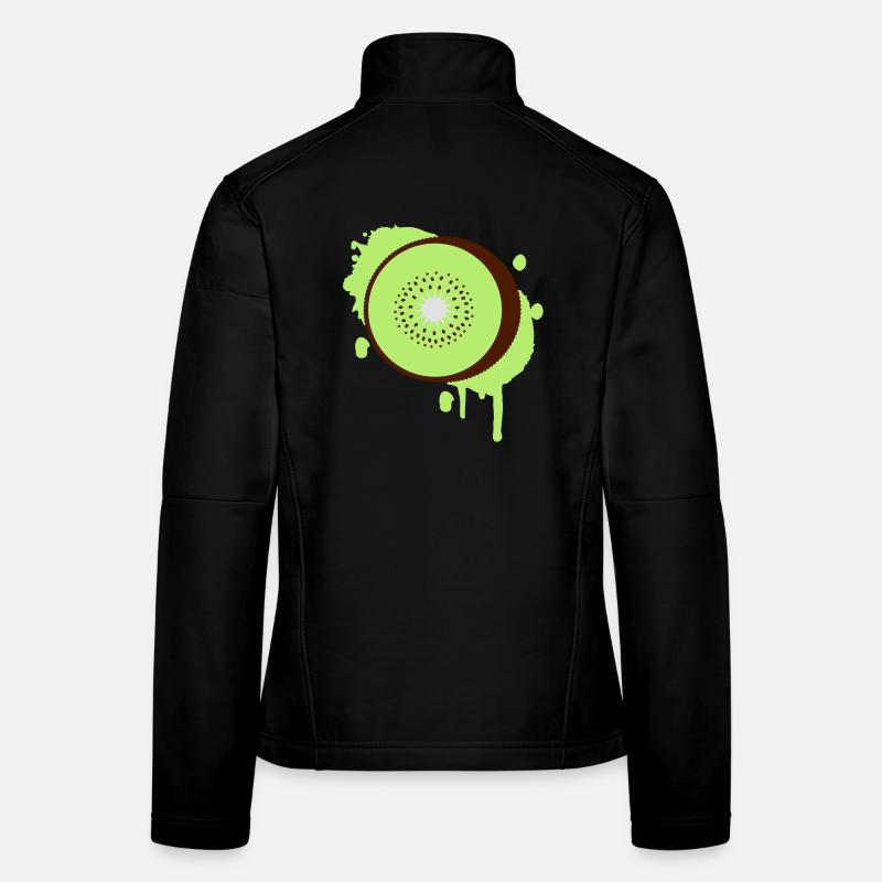 Kiwi graffiti Women's Softshell Jacket