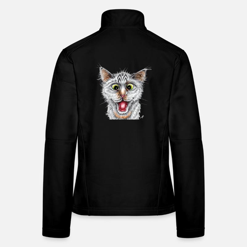 Happy Cat Frauen Softshelljacke