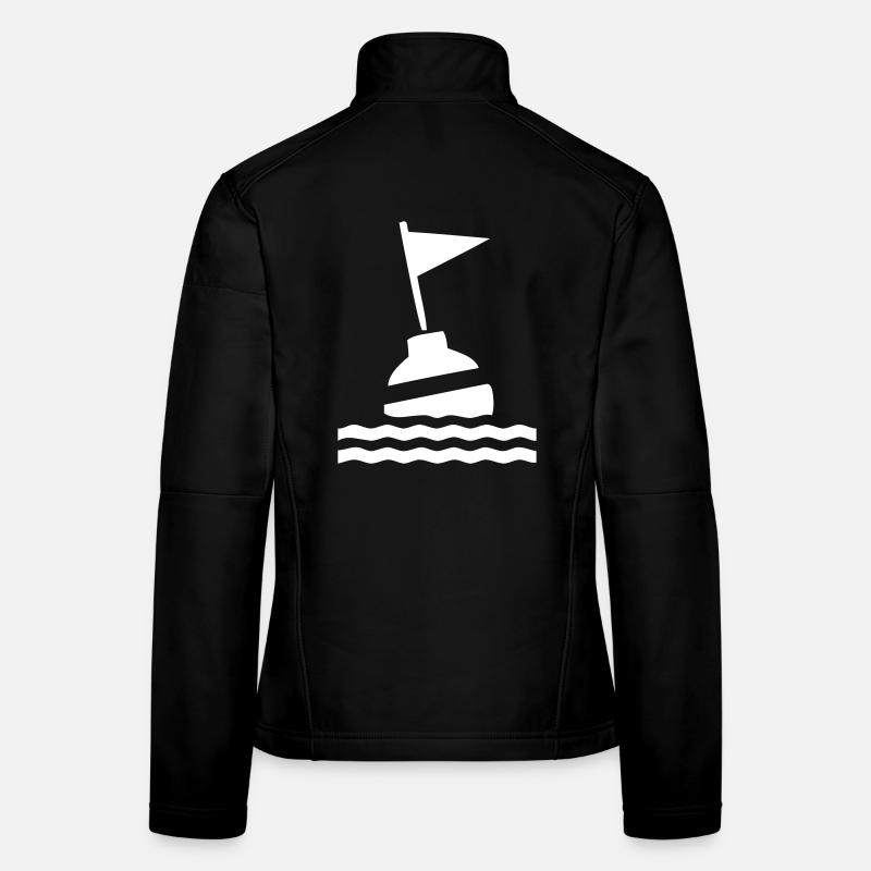 bouée Veste en tissu softshell Femme