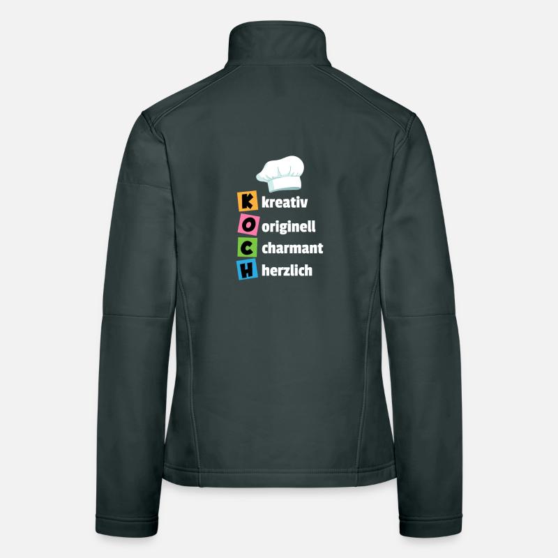 Chef - Créatif, original, charmant, cordial Veste en tissu softshell Femme