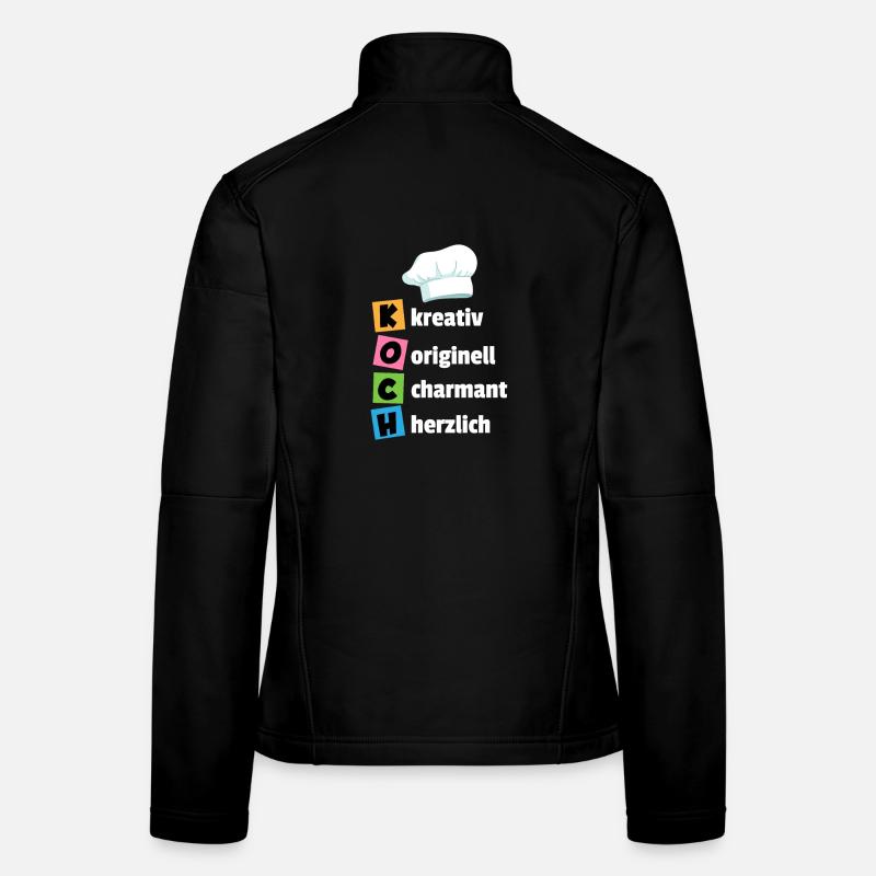 Chef - Créatif, original, charmant, cordial Veste en tissu softshell Femme