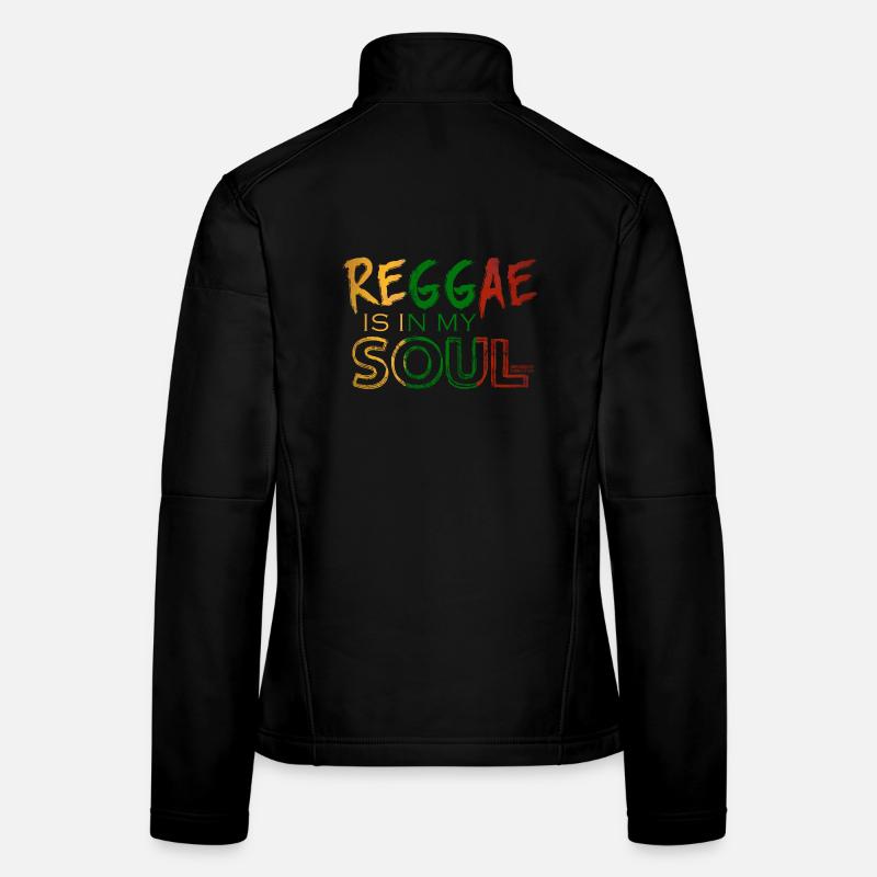 Reggae Seele in bunten Farben Frauen Softshelljacke