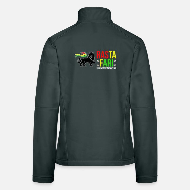 Système sonore souterrain de Rasta Fari Veste en tissu softshell Femme