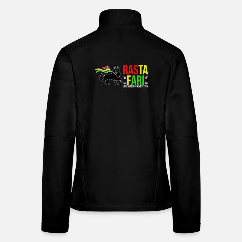 Système sonore souterrain de Rasta Fari Veste en tissu softshell Femme
