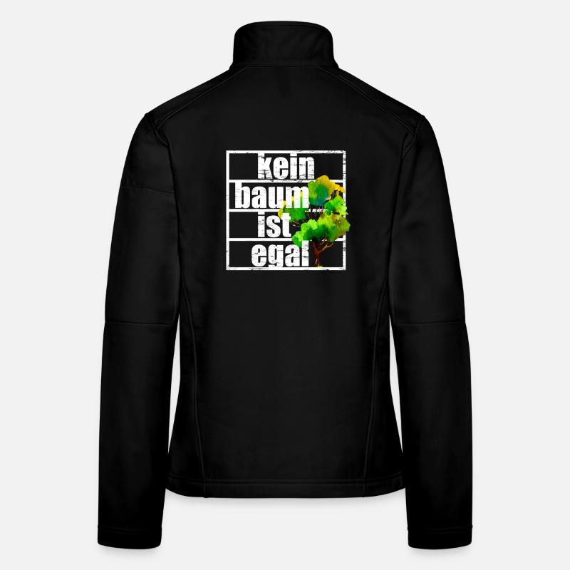 Pas d’arbre Est Peu importe le changement climatique Changement climatique Forêt Veste en tissu softshell Femme