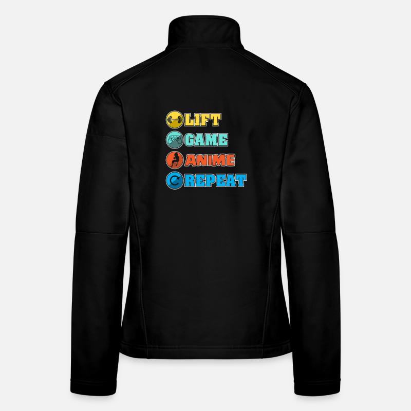 Anime Frauen Softshelljacke