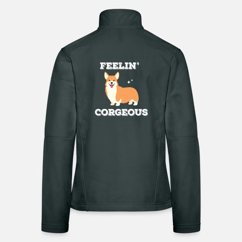 Feeling Corgeous - Corgies Women's Softshell Jacket