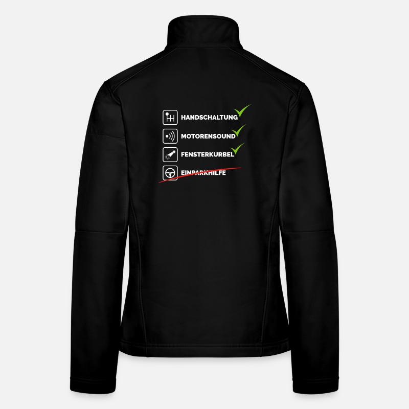 auto automobil oldtimer youngtimer Schaltung Autos Frauen Softshelljacke