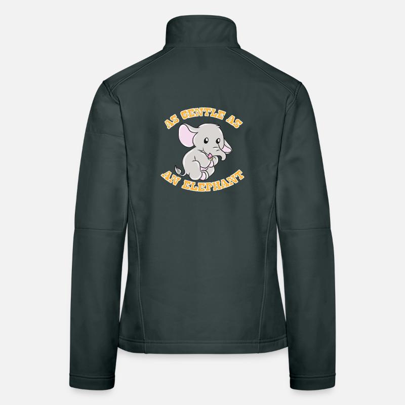Elefant Geschenkidee Frauen Softshelljacke