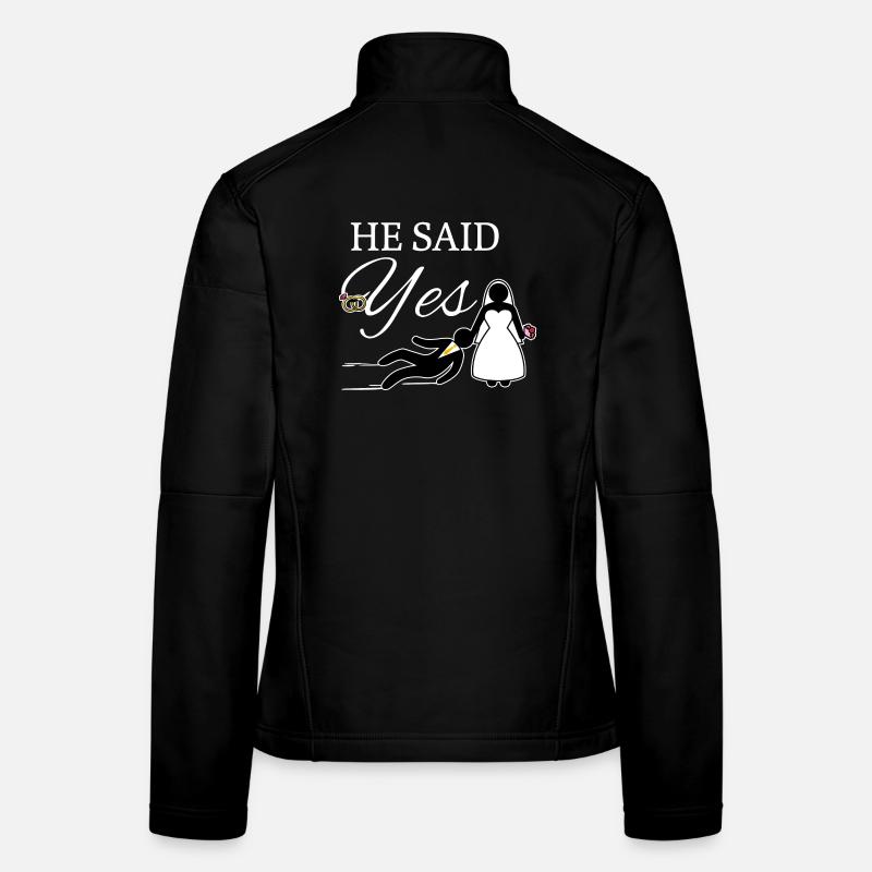 Bachelor bachelorette fête de mariage Veste en tissu softshell Femme